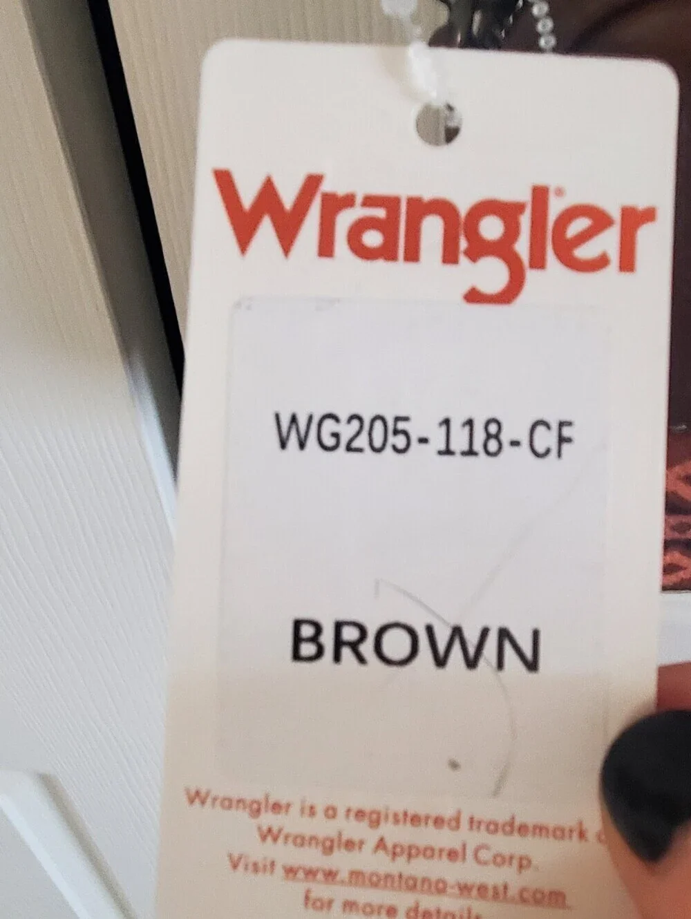 WRANGLER NWT CROSSBODY GUITAR STRAP. BROWN PEACH . BAG